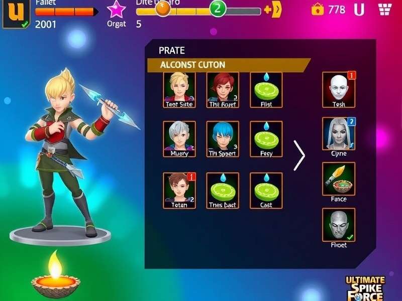 Ultimate Spike Force Gameplay Screenshot